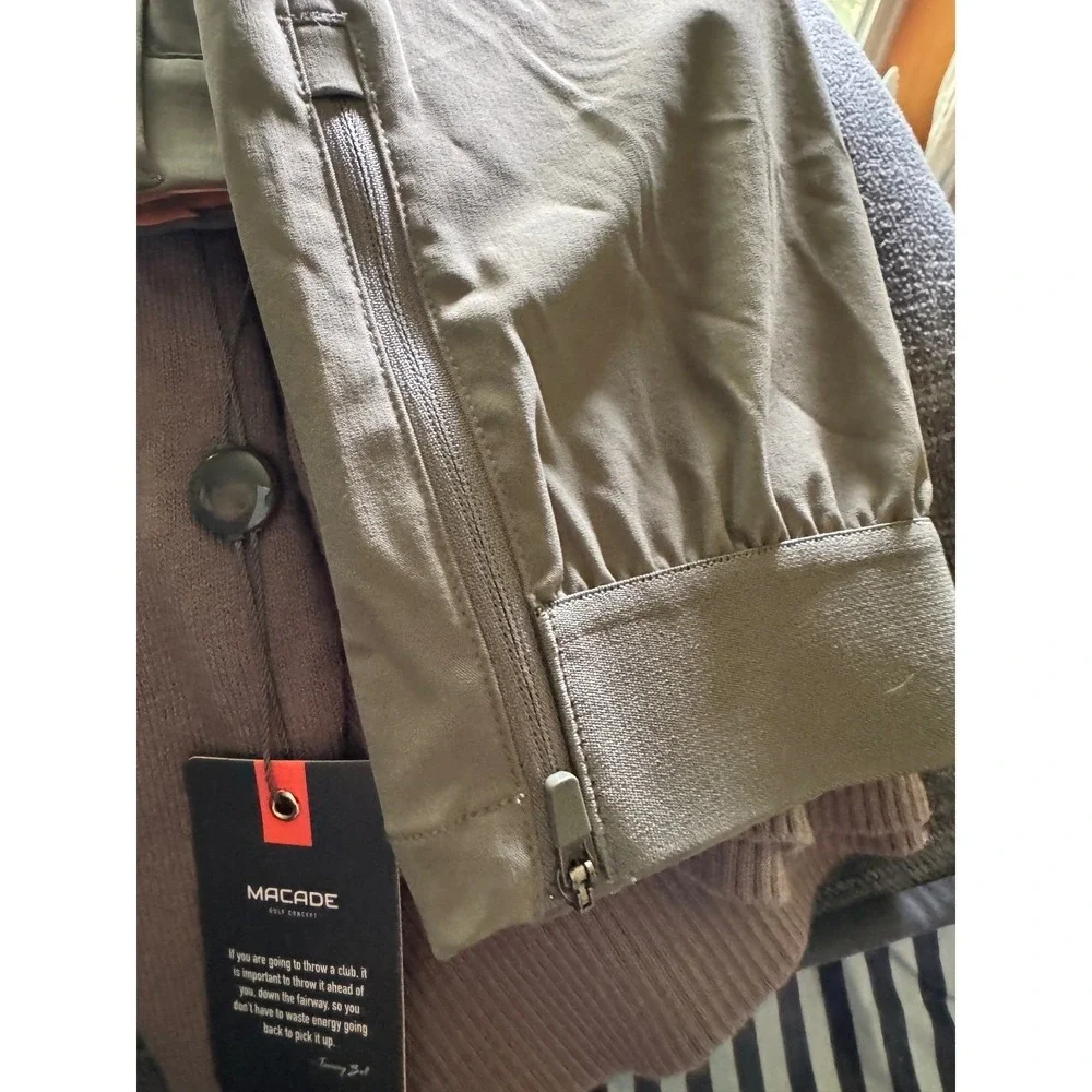 Macade Golf Slim Fit Four-Way Stretch Joggers Olive  Pants Sage Green 34S NWT‎